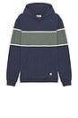 view 5 of 4 SWEAT À CAPUCHE RELAXED  in Mood Indigo Colorblock