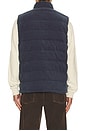 view 2 of 5 Cord Puffer Vest in Washed Indigo