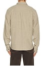 view 2 of 4 Pacifica Stretch Twill Overshirt in Taupe Herringbone