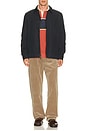 view 4 of 4 Weston Wax Canvas Barn Jacket in Dark Blue