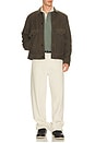 view 4 of 4 Waxed Trucker Jacket in Olive