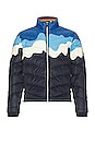 view 1 of 5 Archive Scenic Puffer Jacket in Blue Mountain Scene