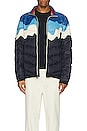 view 5 of 5 Archive Scenic Puffer Jacket in Blue Mountain Scene