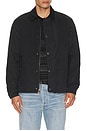 view 3 of 4 Insulated Wax Canvas Barn Jacket in Navy