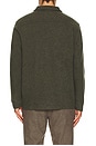 view 2 of 4 Boiled Wool Overshirt in Olive