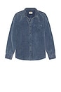 view 1 of 4 Lightweight Corduroy Shirt in Indigo