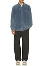 view 4 of 4 Lightweight Corduroy Shirt in Indigo