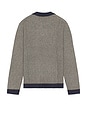 view 4 of 4 LIAM 스웨터 폴로 in Navy & Driftwood