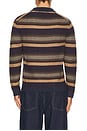 view 2 of 5 Liam Sweater Polo in Warm Multi Stripe