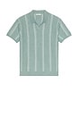 view 4 of 5 Liam Sweater Polo in Topaz Stripe