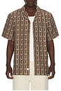 view 1 of 5 Dobby Resort Shirt in Brown
