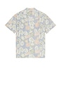 view 4 of 4 Cupro Resort Shirt in Blue Coaster Print