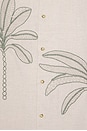 view 5 of 5 CAMISA DE RESORT EMBROIDERED in Cream & Green Palm