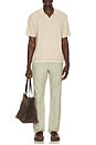 view 3 of 4 Greyson Knitted Polo in Taupe
