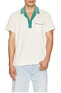 view 1 of 4 CHEMISE EMILIO in White & Green