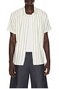 view 1 of 5 CHEMISE NA in Natural & Navy Stripe