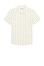 view 4 of 5 CHEMISE NA in Natural & Navy Stripe