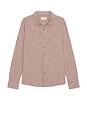 view 5 of 5 CAMISA CLASSIC  in Burgundy & Blue Gingham