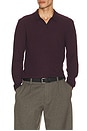 view 1 of 4 Liam Sweater Polo in Burgundy