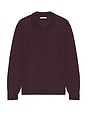 view 5 of 4 Liam Sweater Polo in Burgundy