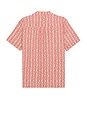 view 2 of 4 Tencel Linen Resort Shirt in Warm geo print