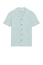 view 1 of 3 Beach Texture Resort Shirt in Sterling Blue