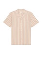 view 1 of 3 Dobby Resort Shirt in Warm Multi Stripe