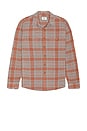 view 1 of 3 Pacifica Stretch Twill Shirt in Marsala Plaid