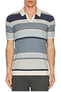view 3 of 3 Liam Sweater Polo in Blue Multi