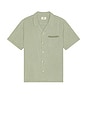 view 1 of 4 Embroidered Resort Short Sleeve Shirt in Shadow