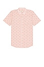 view 1 of 3 Short Sleeve Lightweight Cotton Shirt in Pink Agave Print