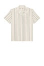 view 1 of 5 Dobby Resort Shirt in Natural Multi Stripe