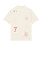view 2 of 5 Embroidered Resort Shirt in Natural