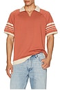 view 3 of 4 Varsity Rib Polo in Marsala