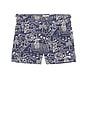 view 4 of 5 MAILLOT DE BAIN NA in Navy & White Island Motif