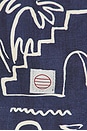 view 5 of 5 MAILLOT DE BAIN NA in Navy & White Island Motif