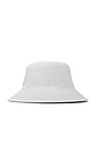 view 3 of 4 Hydro Caddy Bucket Hat in White