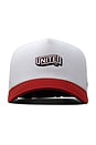view 1 of 5 Hydro Odysea Americana Baseball Cap in White, Red, & Navy