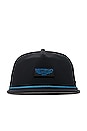 view 1 of 7 Hydro Coronado Brick Hat in Black & Electric Blue