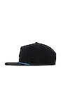 view 3 of 7 Hydro Coronado Brick Hat in Black & Electric Blue