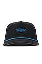 view 6 of 7 Hydro Coronado Brick Hat in Black & Electric Blue