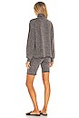 view 3 of 4 Sweater Knit Turtleneck & Bike Short Set in Coal