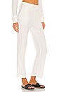 view 2 of 4 Feather Knit Straight Pant in White