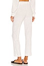 view 3 of 4 Feather Knit Straight Pant in White