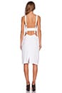 view 3 of 3 Bandeau Mini Dress in White