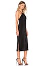view 3 of 4 Strapped Backless Midi Dress in Black