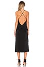 view 4 of 4 Strapped Backless Midi Dress in Black