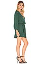 view 2 of 3 Niro Ruffle Dress in Bottle Green