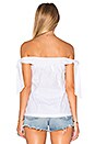view 3 of 4 New York Shoulder Top in White