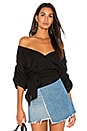 view 1 of 4 Salo Wrap Top in Black